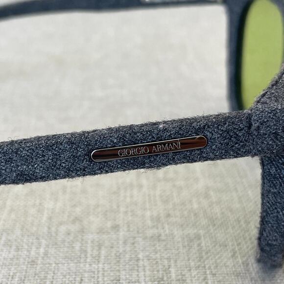 Gray Fabric Yellow Shades Sunglasses main image 5